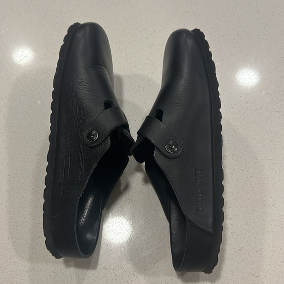 Birkenstock Boston Exquisite Leather Black - Picture 6 of 8